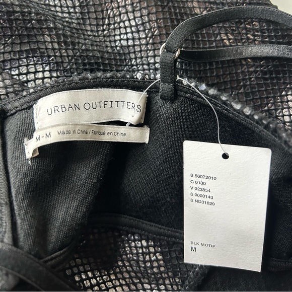 Urban Outfitters Candace Snake Print Cutout Mini Dress Size Medium NWT - Picture 5 of 5